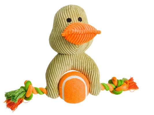 Cord Duck & Tennis Ball
