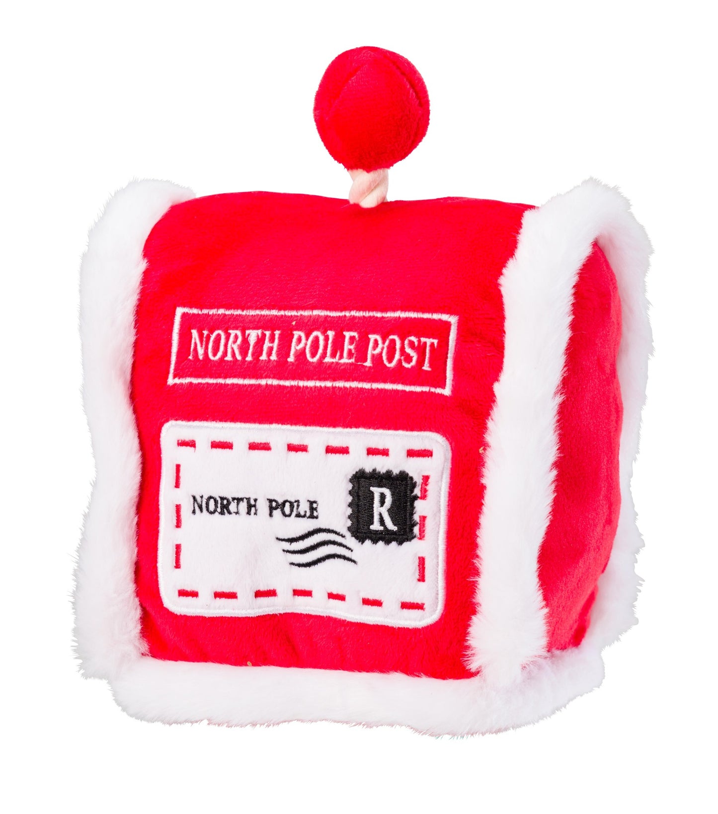 North Pole Post Box Dog Toy