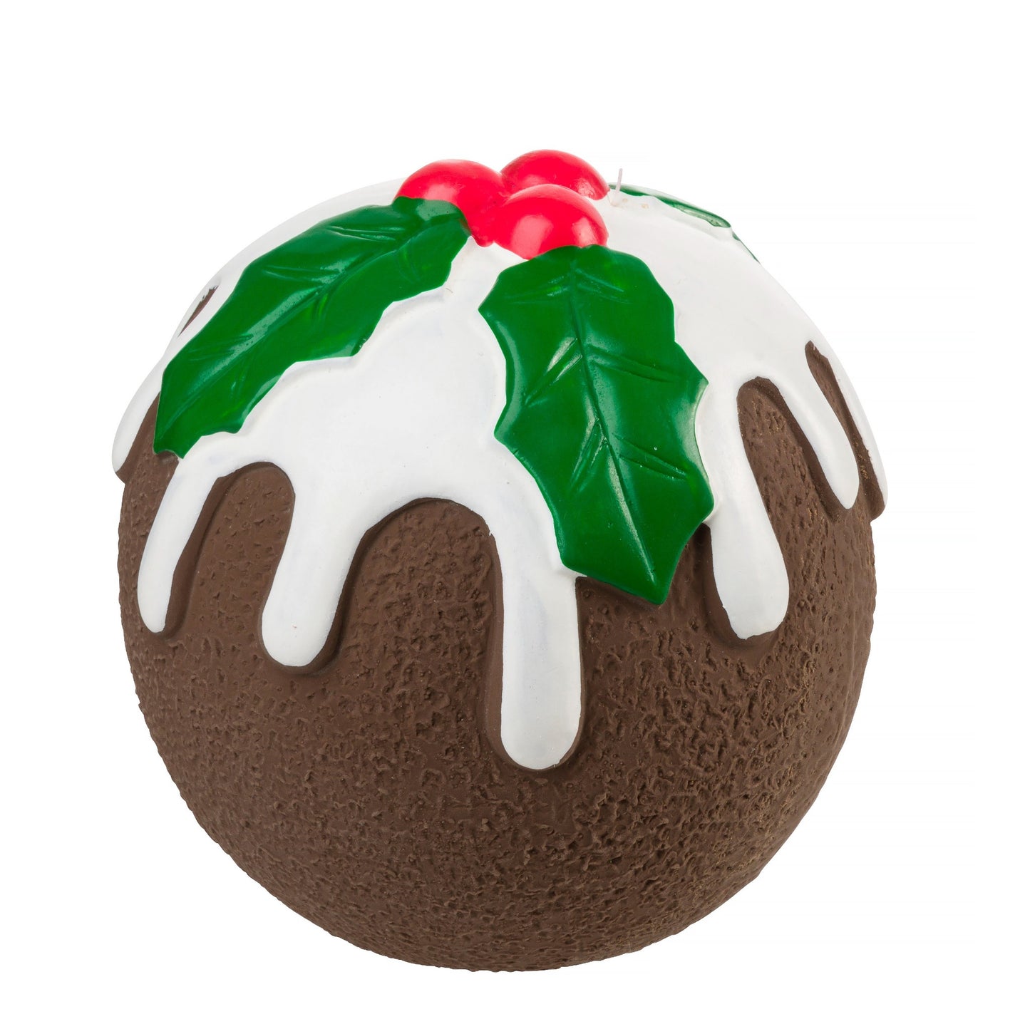 Latex Christmas Pudding Dog Toy