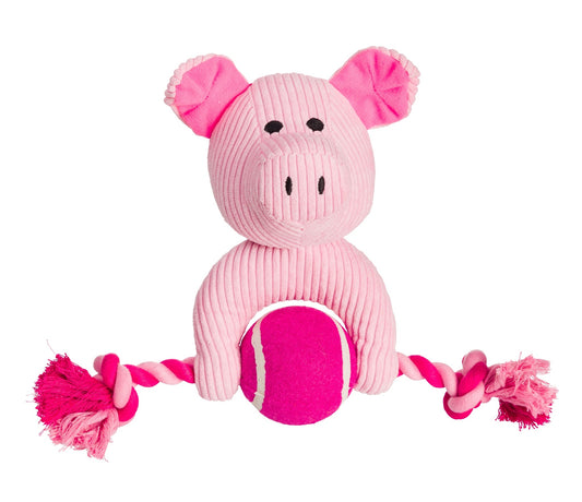 Cord Pig & Tennis Ball