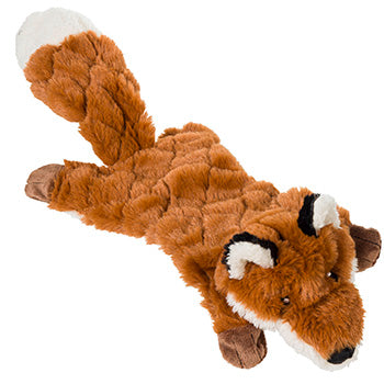 Empty stuffing free fox dog toy
