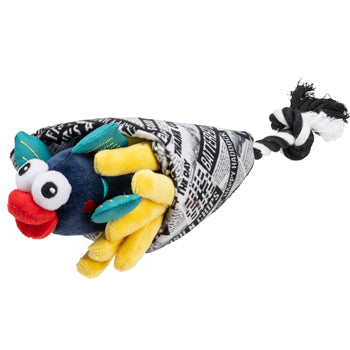 Peluche de pescado y patatas fritas