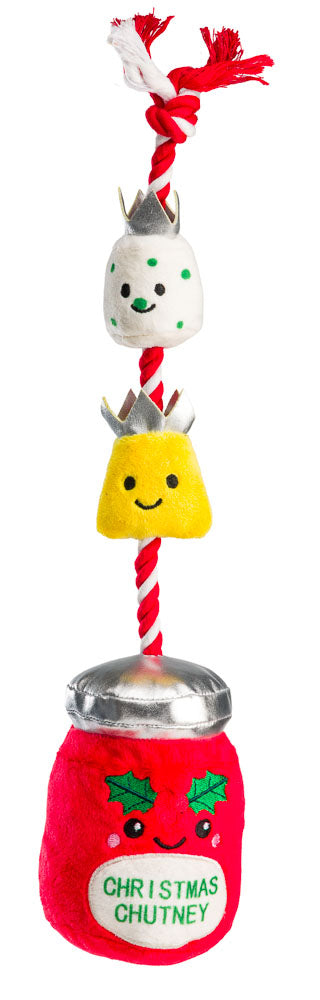 Christmas Chutney and Cheese Rope Toy