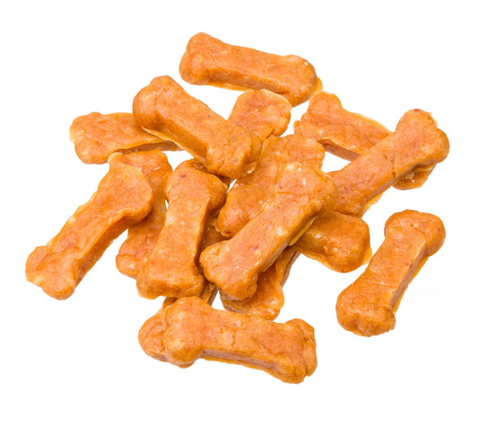Huesos con sabor a pollo y cacahuete