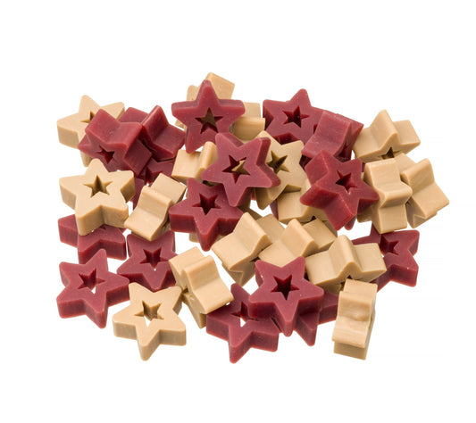 Delicias estrella de camote y pollo