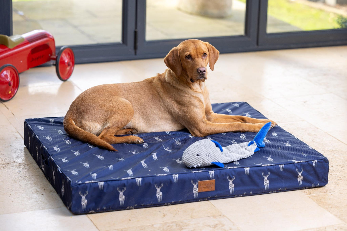 Stag Mattress Dog Bed Navy