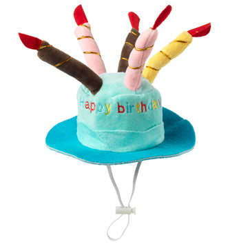 Sombrero de cumpleaños azul