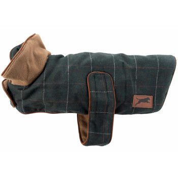 Abrigo de tweed verde