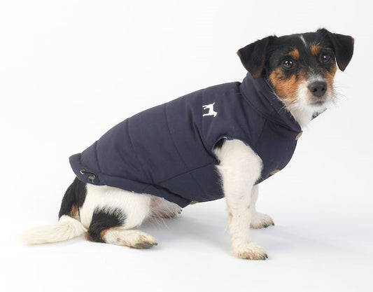 Chaleco con forro polar azul marino