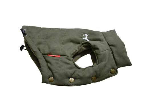 Chaleco verde con forro polar