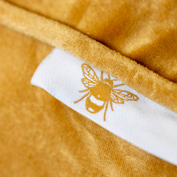 Velvet Bed - Mustard