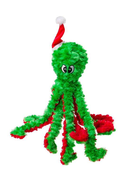 Christmas Octopus Dog Toy