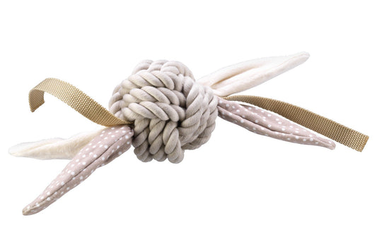 Rope Ball with Brown Tags