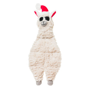 Llama Christmas dog toy