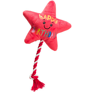 Star balloon with rope toy