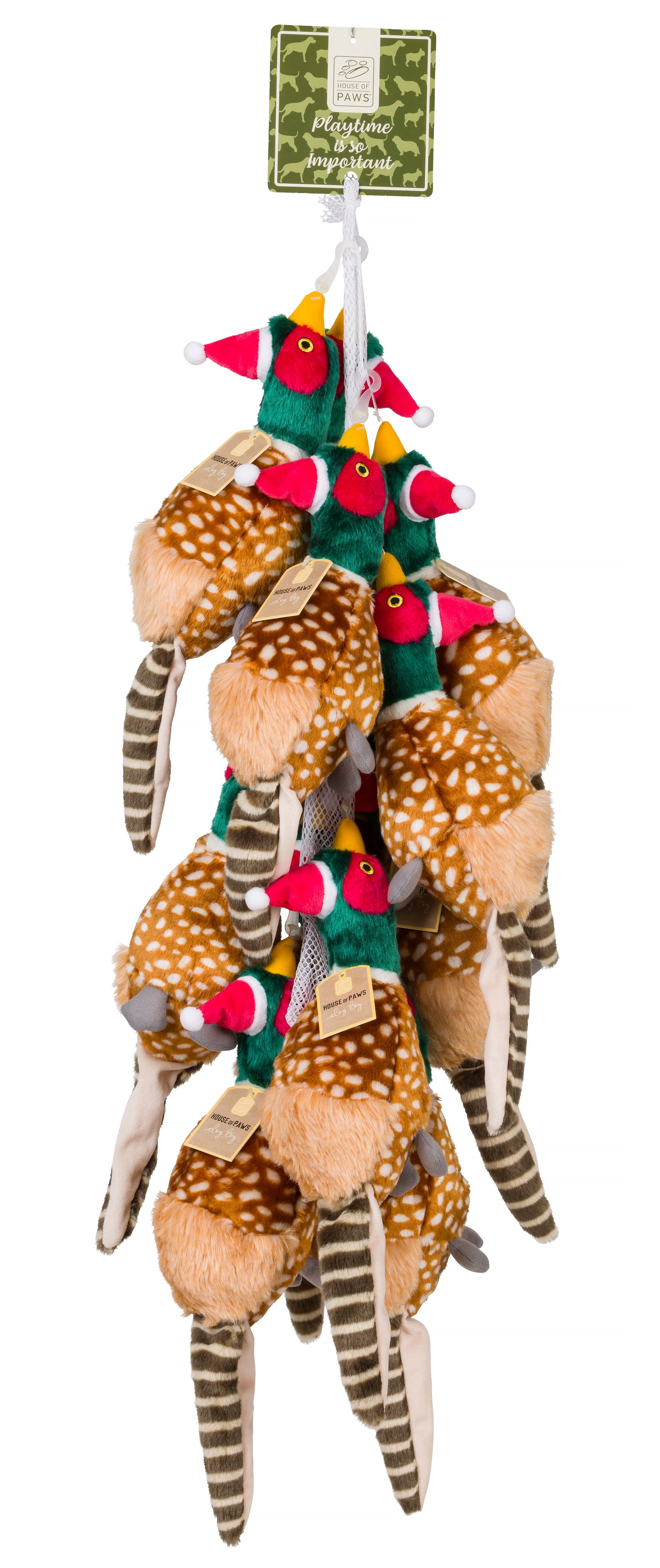Christmas Pheasant Clipstrip Toys (12 pack)