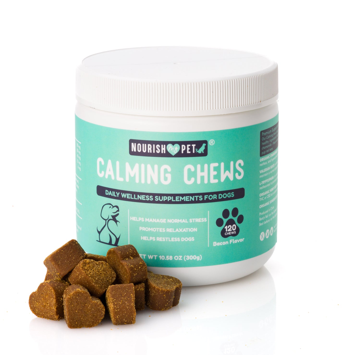 Calming Chews For Dogs - 120 Chews