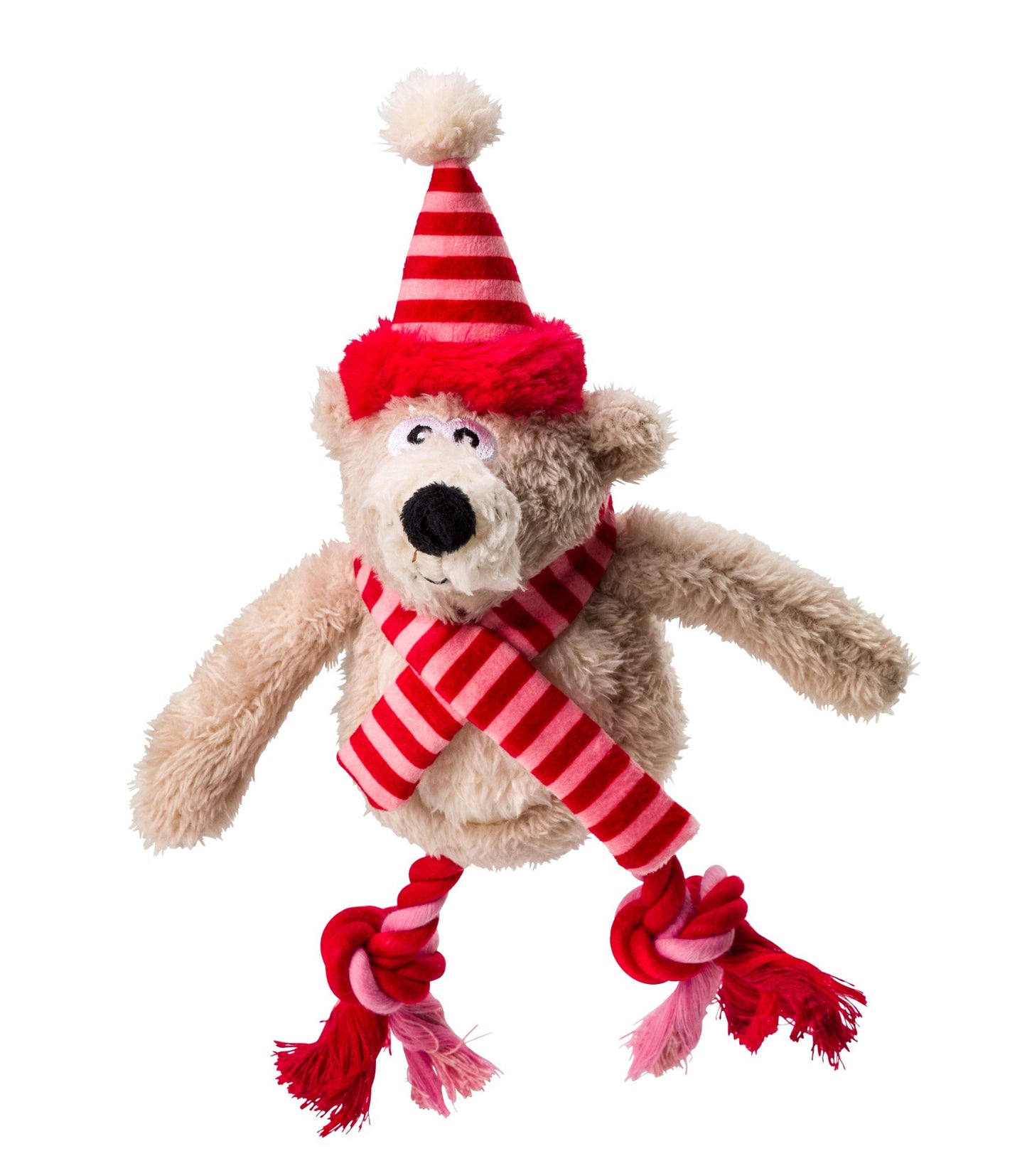 Merry & Bright Polar Bear Dog Toy