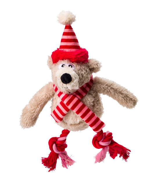 Merry & Bright Polar Bear Dog Toy