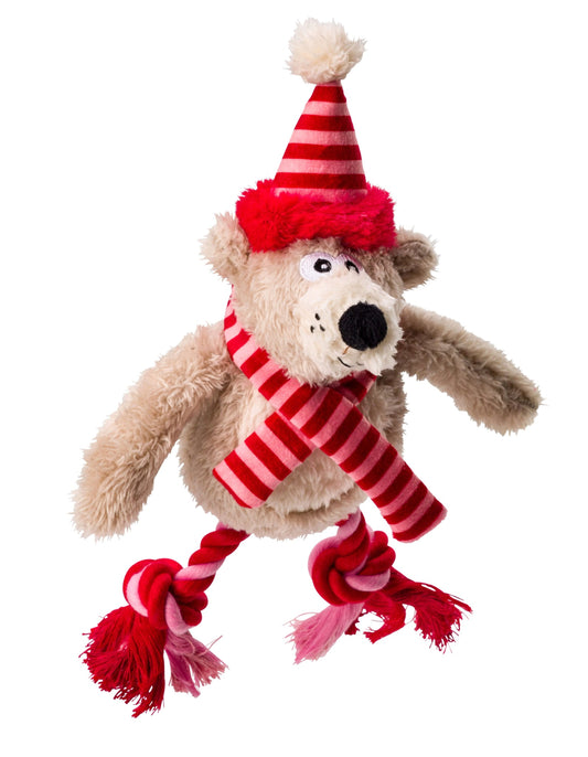 Merry & Bright Polar Bear Dog Toy