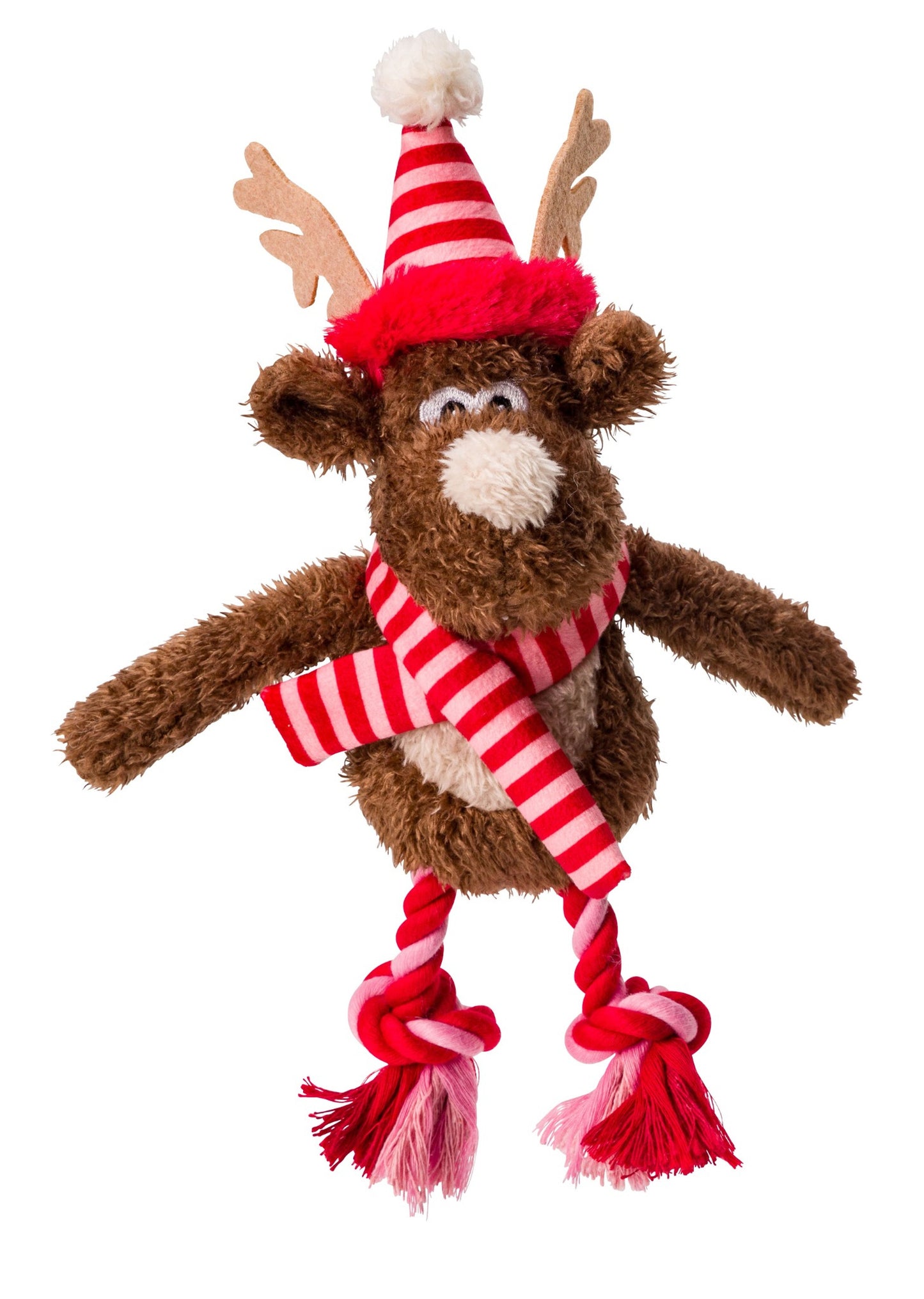Merry & Bright Reindeer Dog Toy