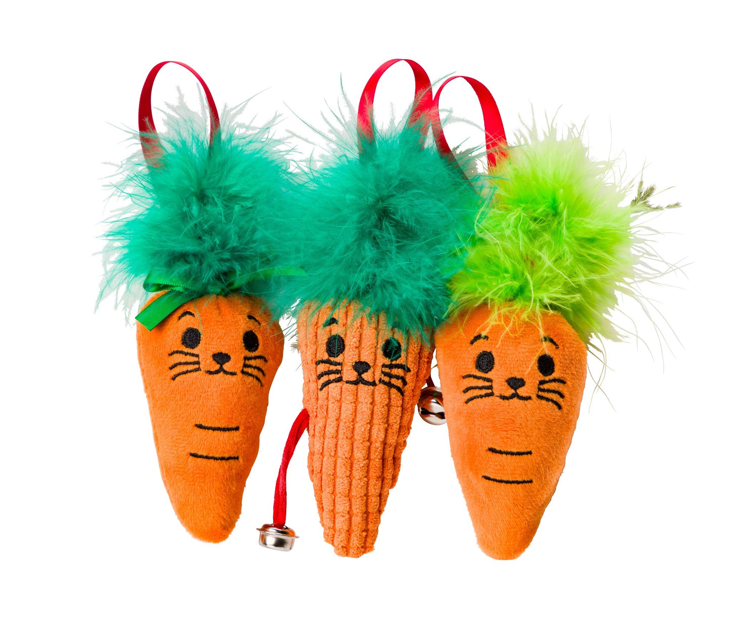 Christmas Carrots 3 Pack Cat Toys