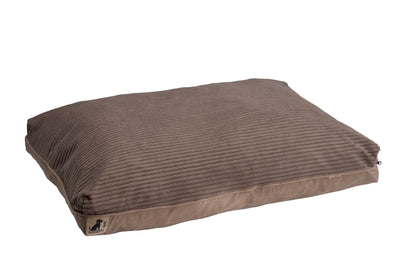 Mocha Cushion Bed with Memory Foam