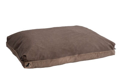 Mocha Cushion Bed with Memory Foam