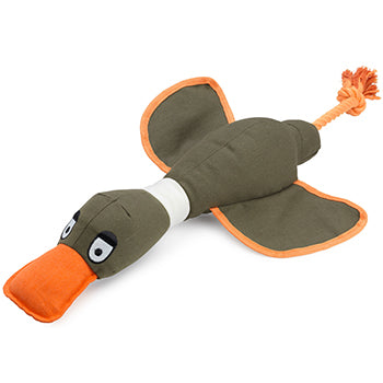 Duck!  Canvas Thrower Dog Toy Coco