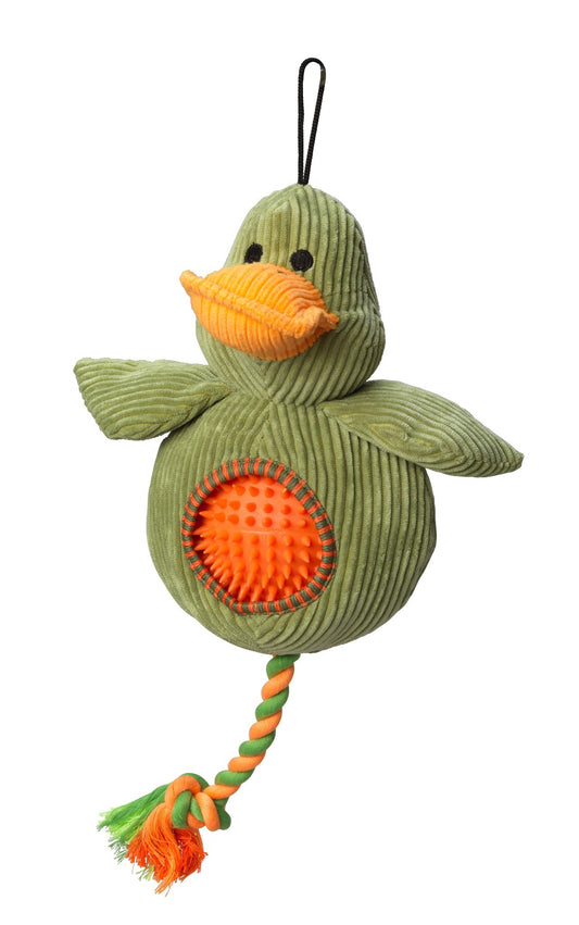 Duck Cord Toy With Spiky Ball