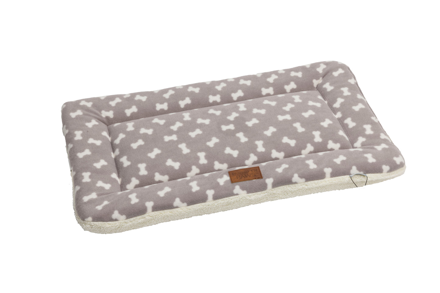 Puppy Grey Fleece Crate Mat
