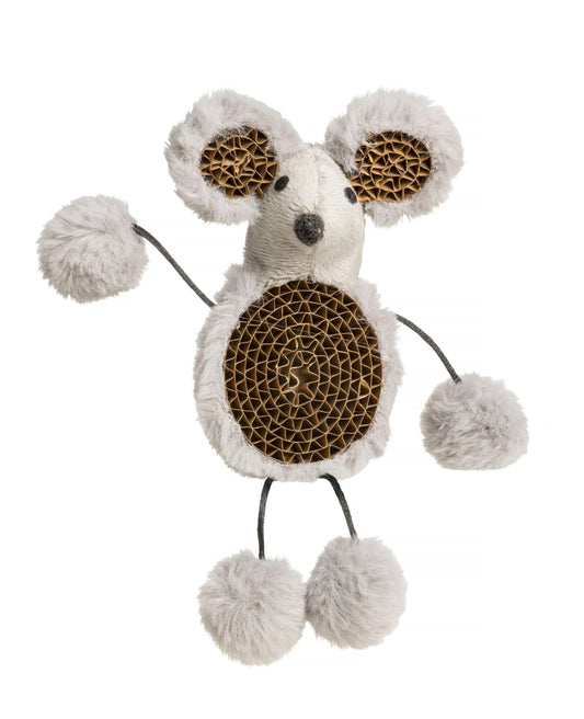 Grey Mouse & Card Cat Toy