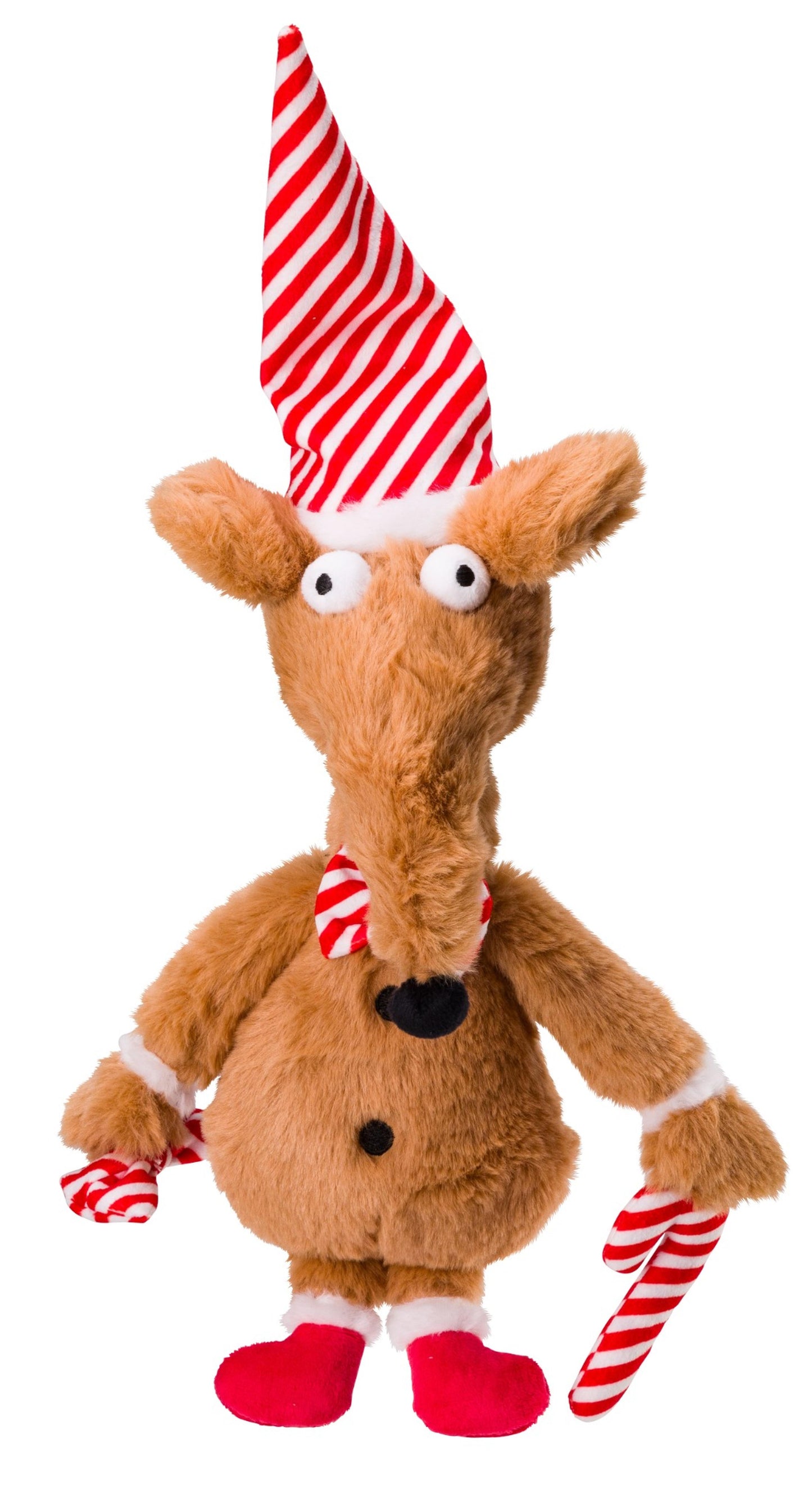 Christmas Brown Rat Dog Toy