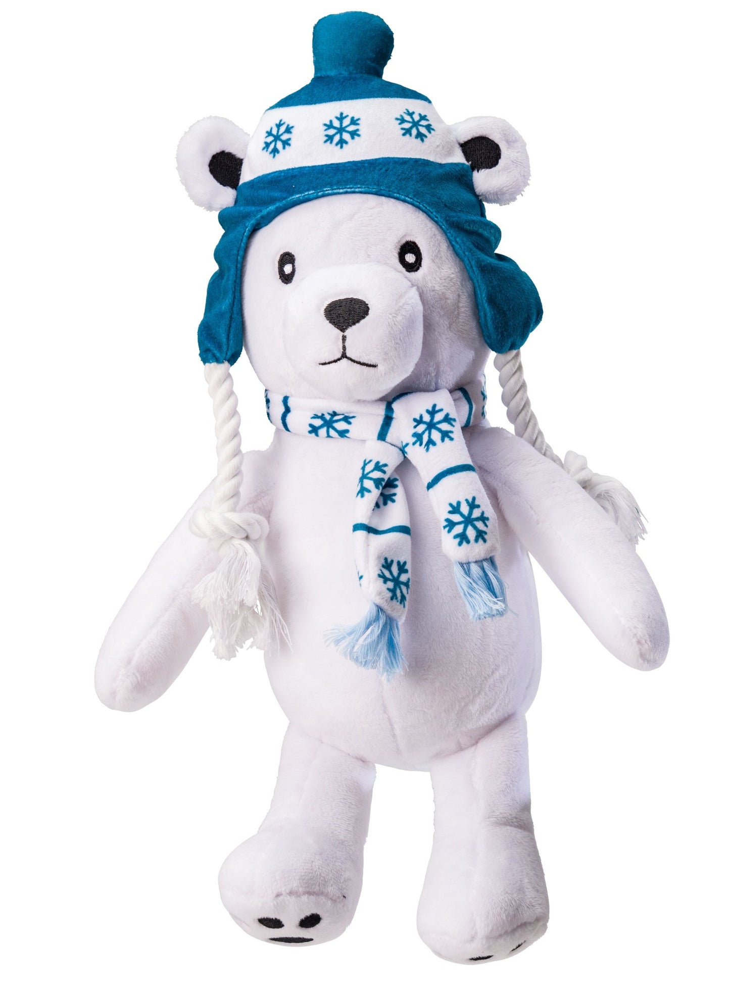 Winter Polar Bear Dog Toy