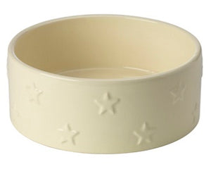 Star Ceramic Dog Bowl