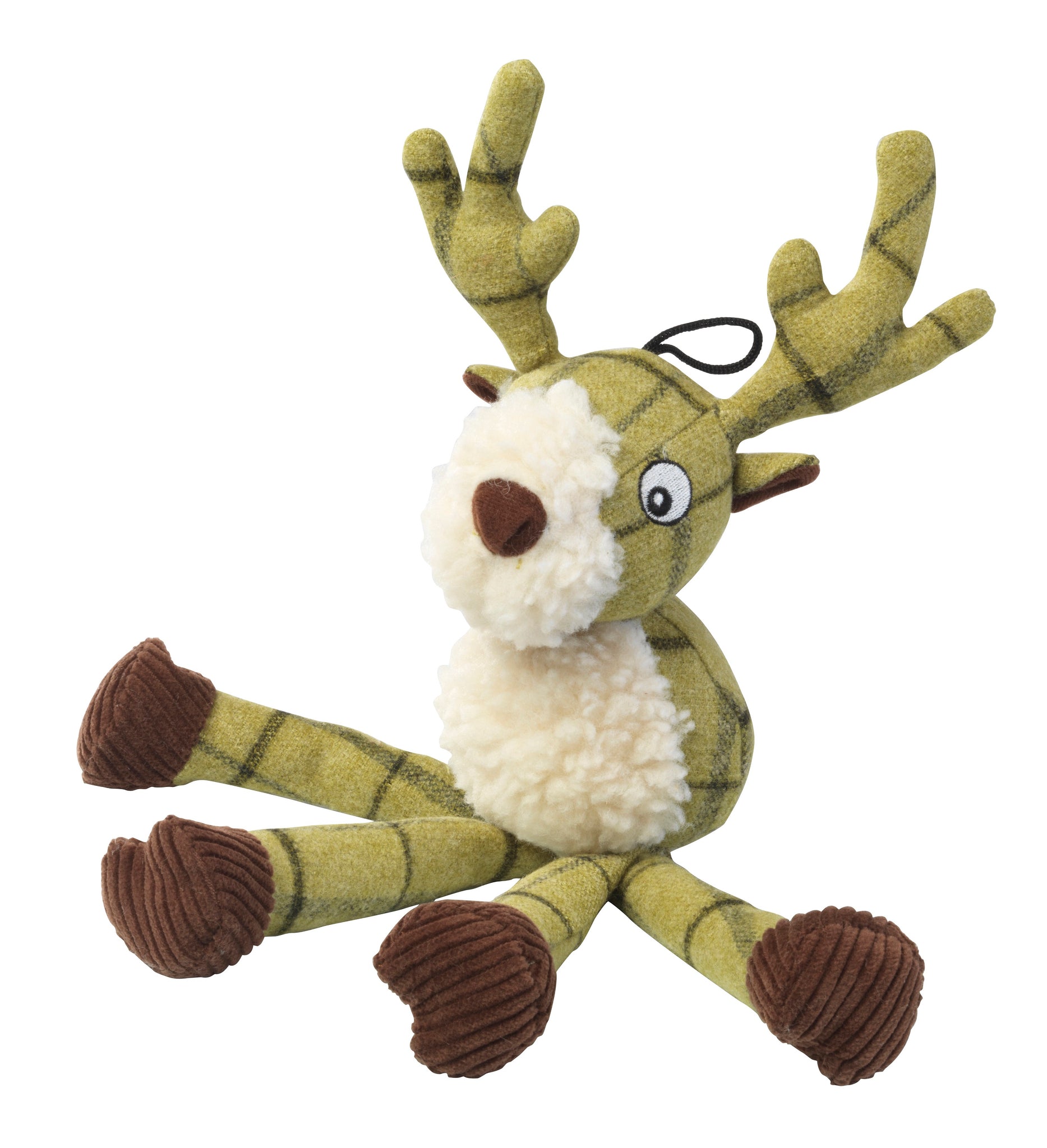 Tweed Plush Long Legs Stag