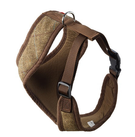 Brown Tweed Memory Foam Harness