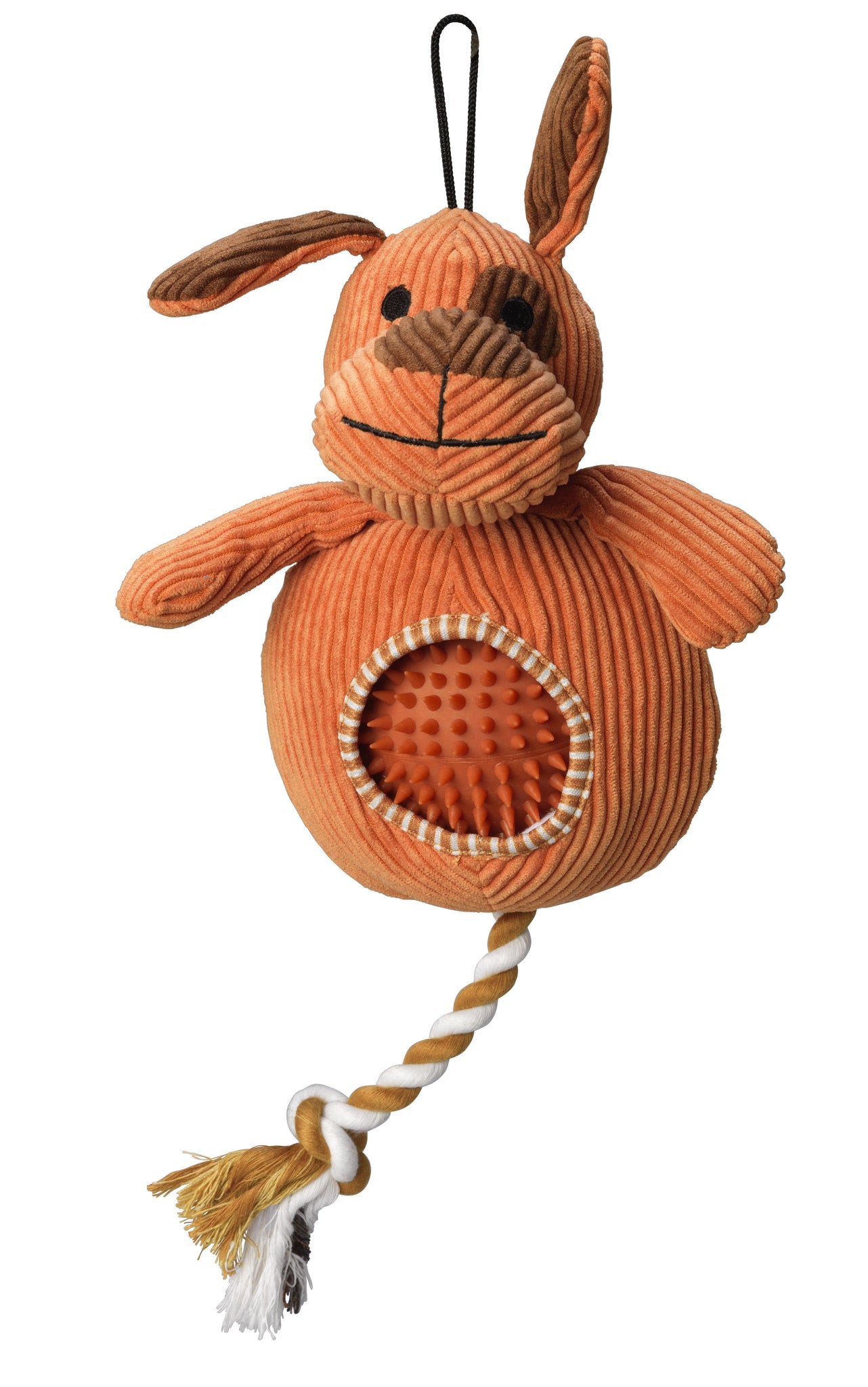 Dog Cord Toy With Spiky Ball