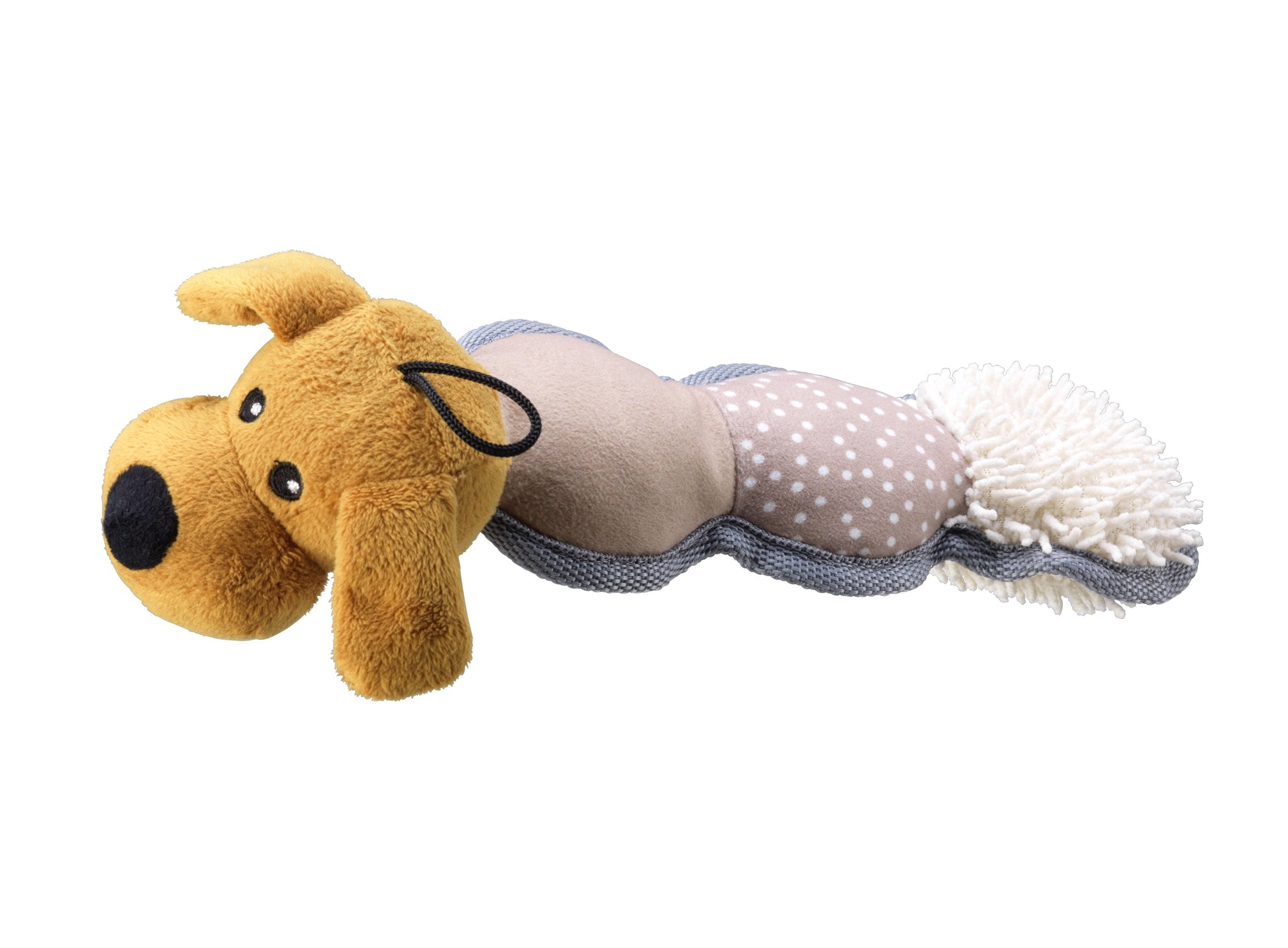 Mixed Textured Plush Dog