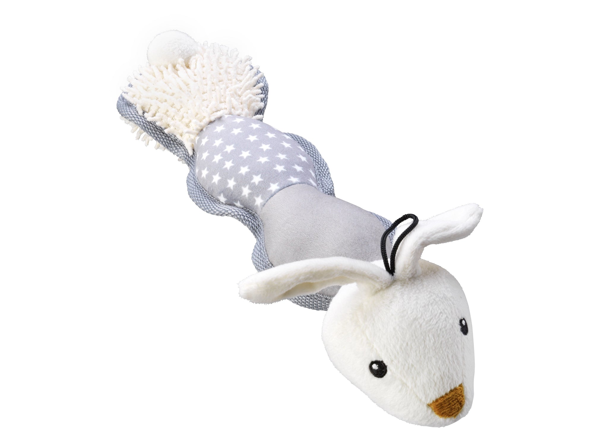 Mixed Textured Plush Rabbit
