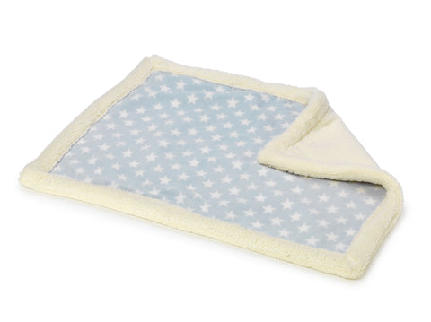 Fleece Star Blanket Blue